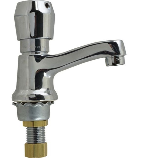 CHI333-665PSHABCP Deck Mount Metering Faucet
