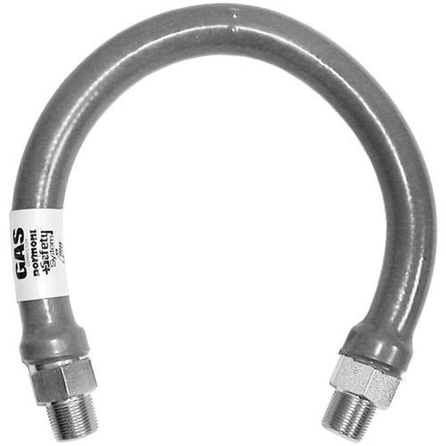Dormont Dor1675bp24 3/4 In Mpt Blue Plastic Coated Gas Hose, 24 In