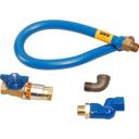 DOR1675BPCFS48 3/4 in NPT Blue Hose Gas Connector Kit, 48 in