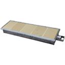 GAR222150 Steel/ Ceramic Infrared Burner, 30.5 x 8.5 in