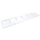 HOS105012-01 Plastic White Baffle, 12-1/8 x 44-5/8 3 in