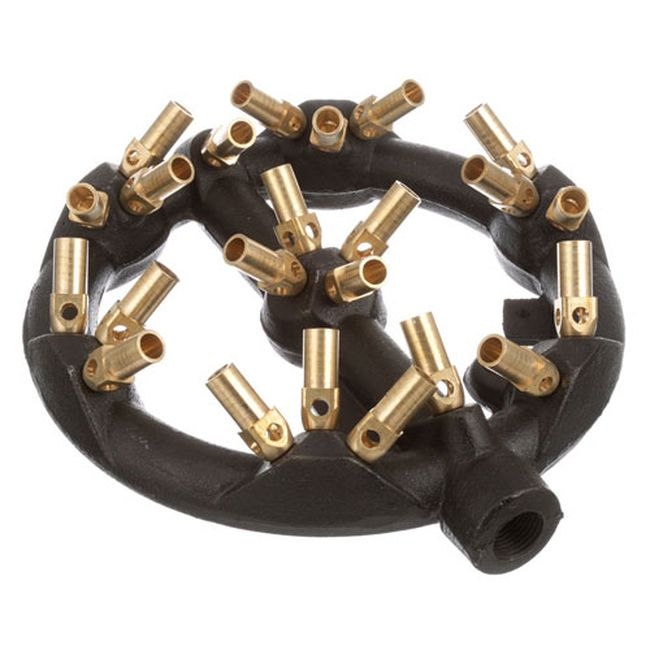 IMP1272 Cast Iron Jet Burner, 9 in Dia.
