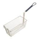 VUL721014-1 Coated Handle Twin Fryer Basket with Front Hook