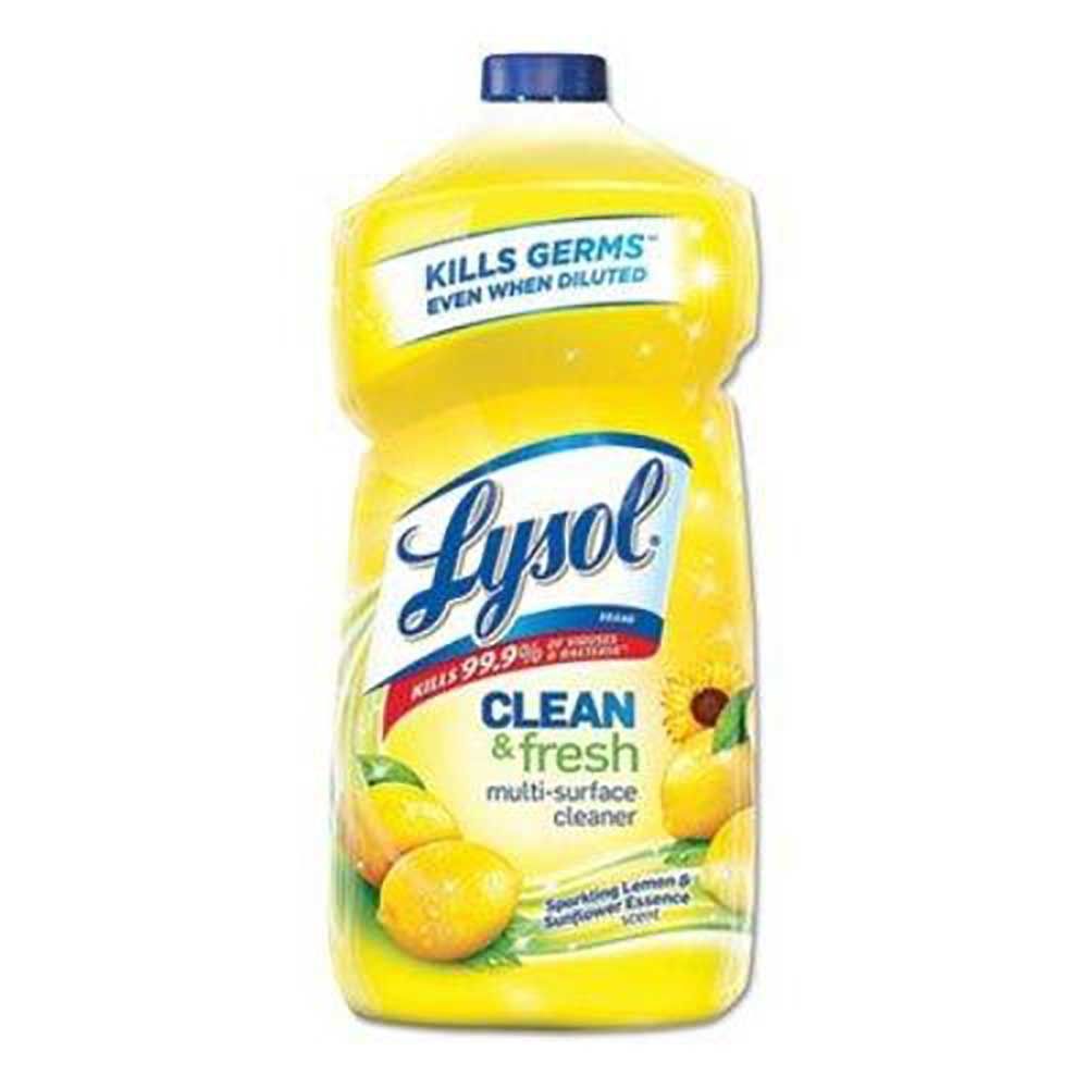 Lysol Power Fresh Lemon Multi Surface Disinfectant And Cleaner, 4.26 L -- 4 Per Case