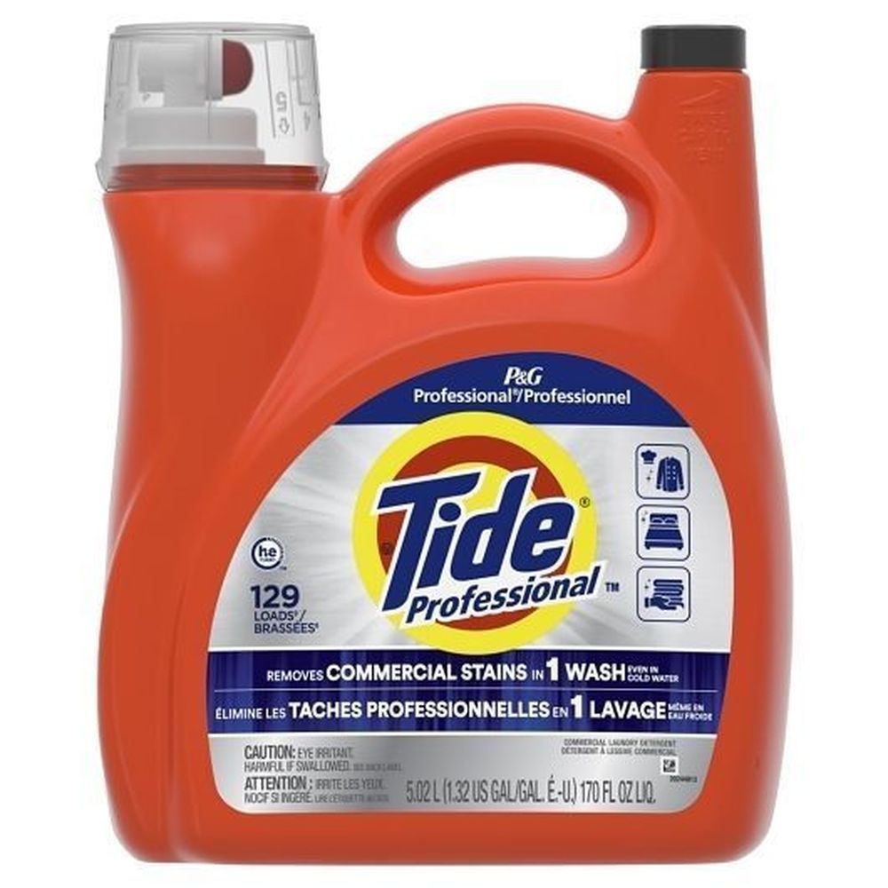 Tide Professional Commercial Liquid Laundry Detergent, 5.02 L -- 4 Per Case