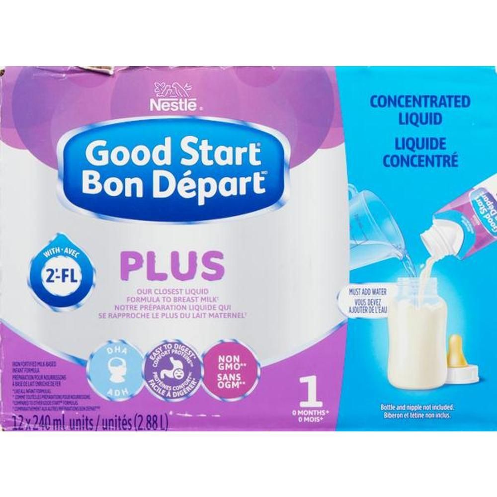 Bon Depart Plus Stage 1 Concentrated Liquid Baby Formula, 240 Ml - 12 Per Case