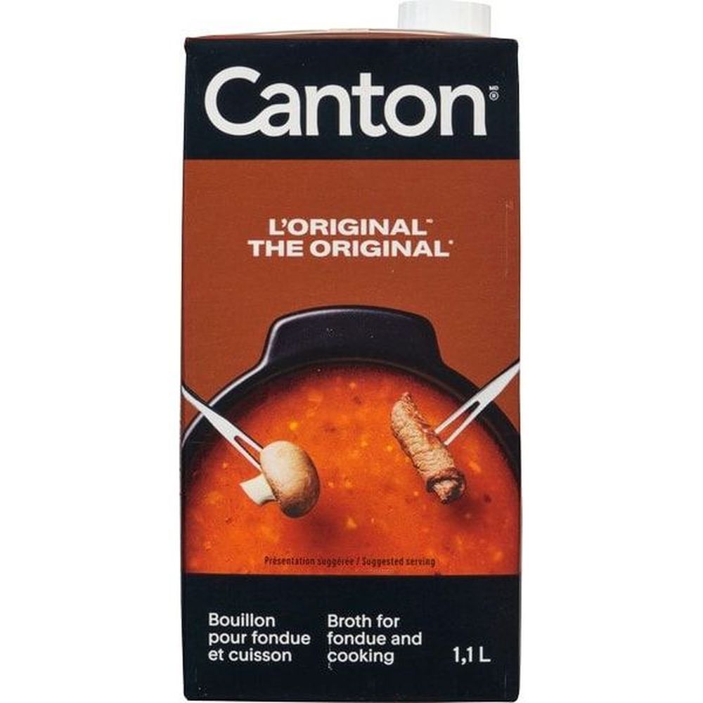 Canton The Original Fondue Broth, 1.1 L -- 12 Per Case