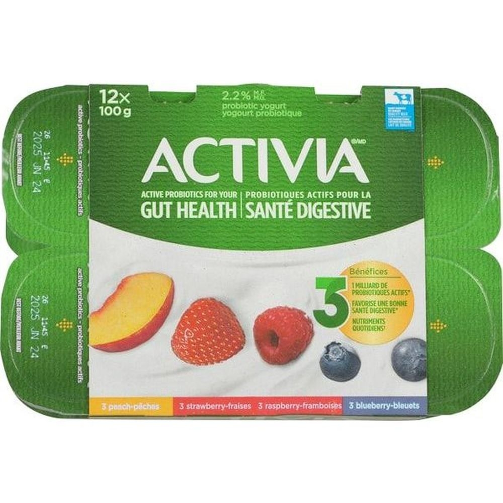 100g Strawberry Raspberry Peach Blueberry Yogurt