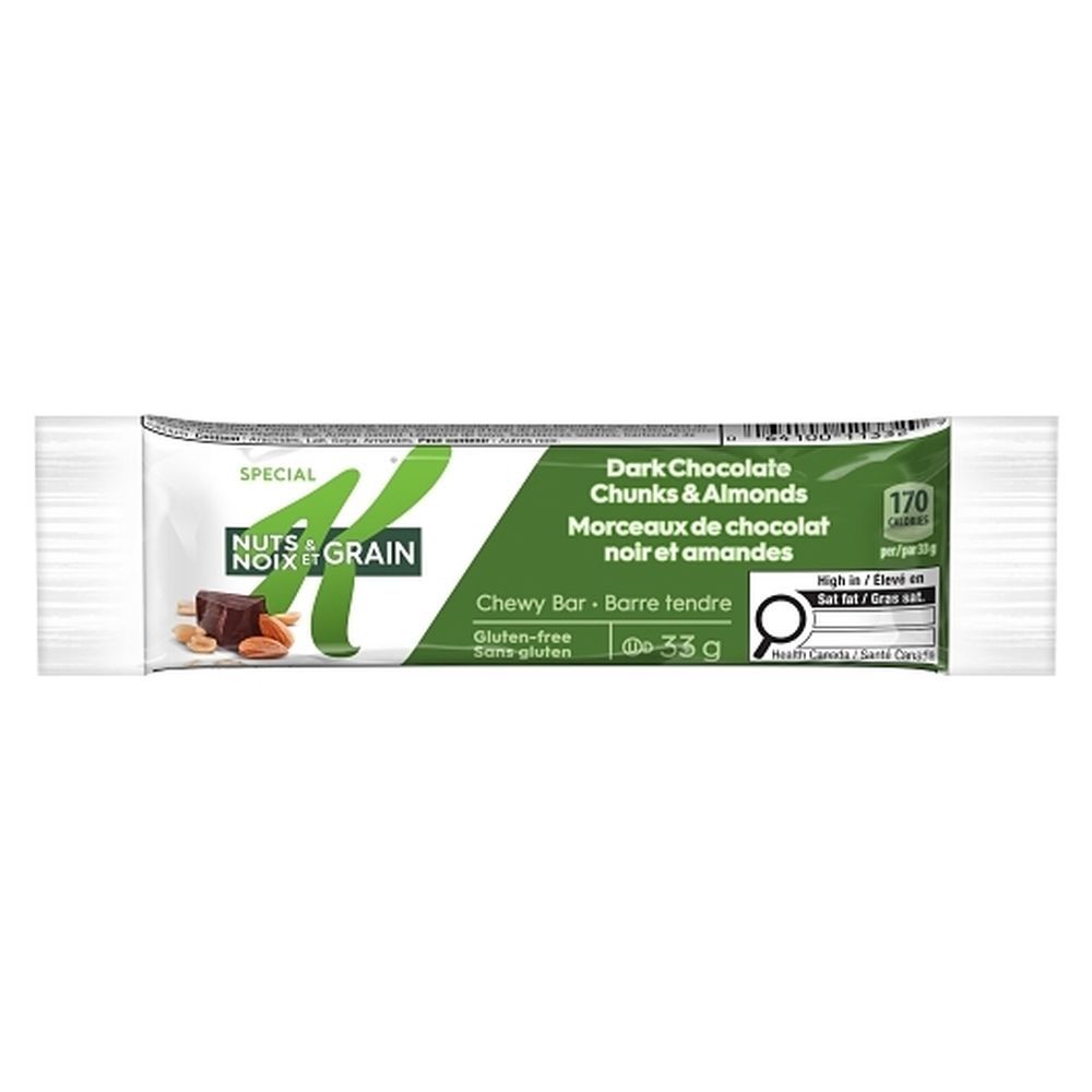 Special K Dark Chocolate Chunks And Almonds Nourish Chewy Bar, 33 G -- 75 Per Case
