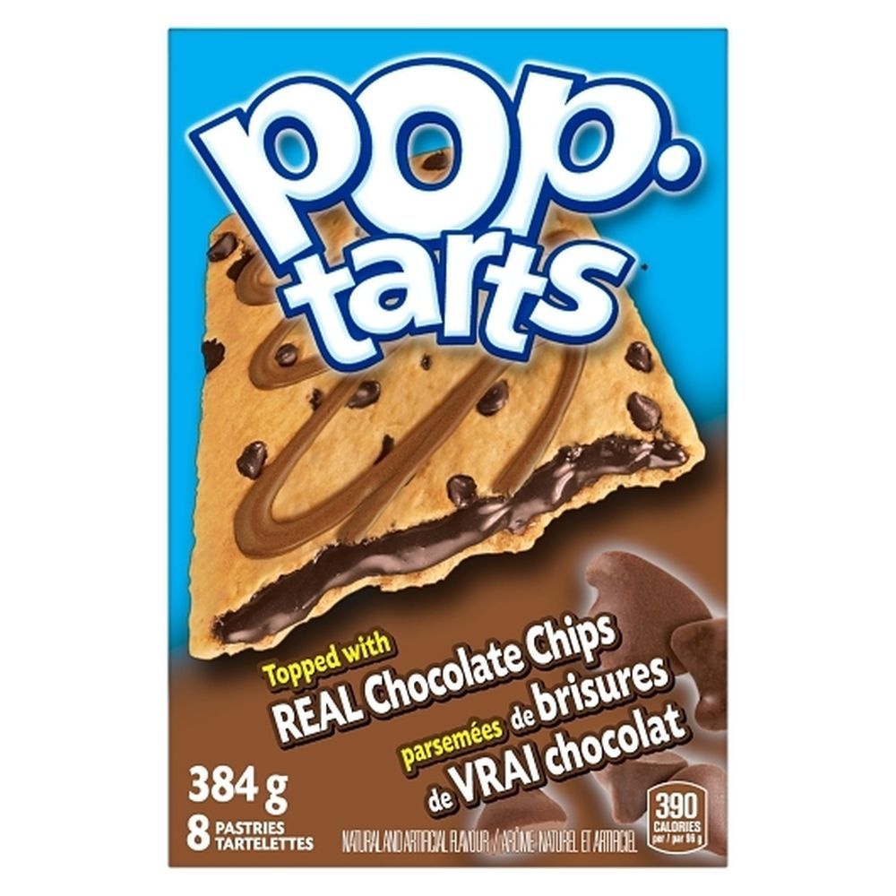 Pop-tarts Chocolate Chip Toaster Pastries, 384 G -- 12 Per Case