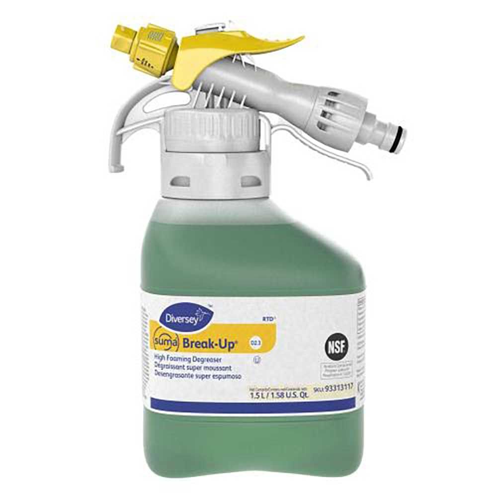 Diversey Suma Break-up High Foaming Degreaser, 1.5 L -- 2 Per Case