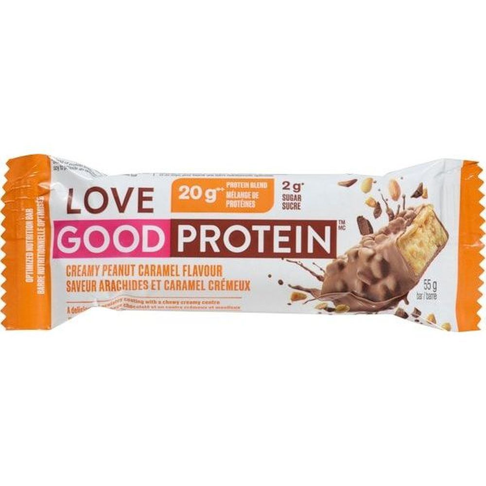 Love Good Fats Peanut Caramel Protein Bar, 55 G -- 12 Per Case