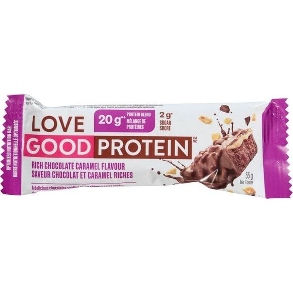 Love Good Fats 55 G Chocolate Caramel Protein Bar, 12 Count