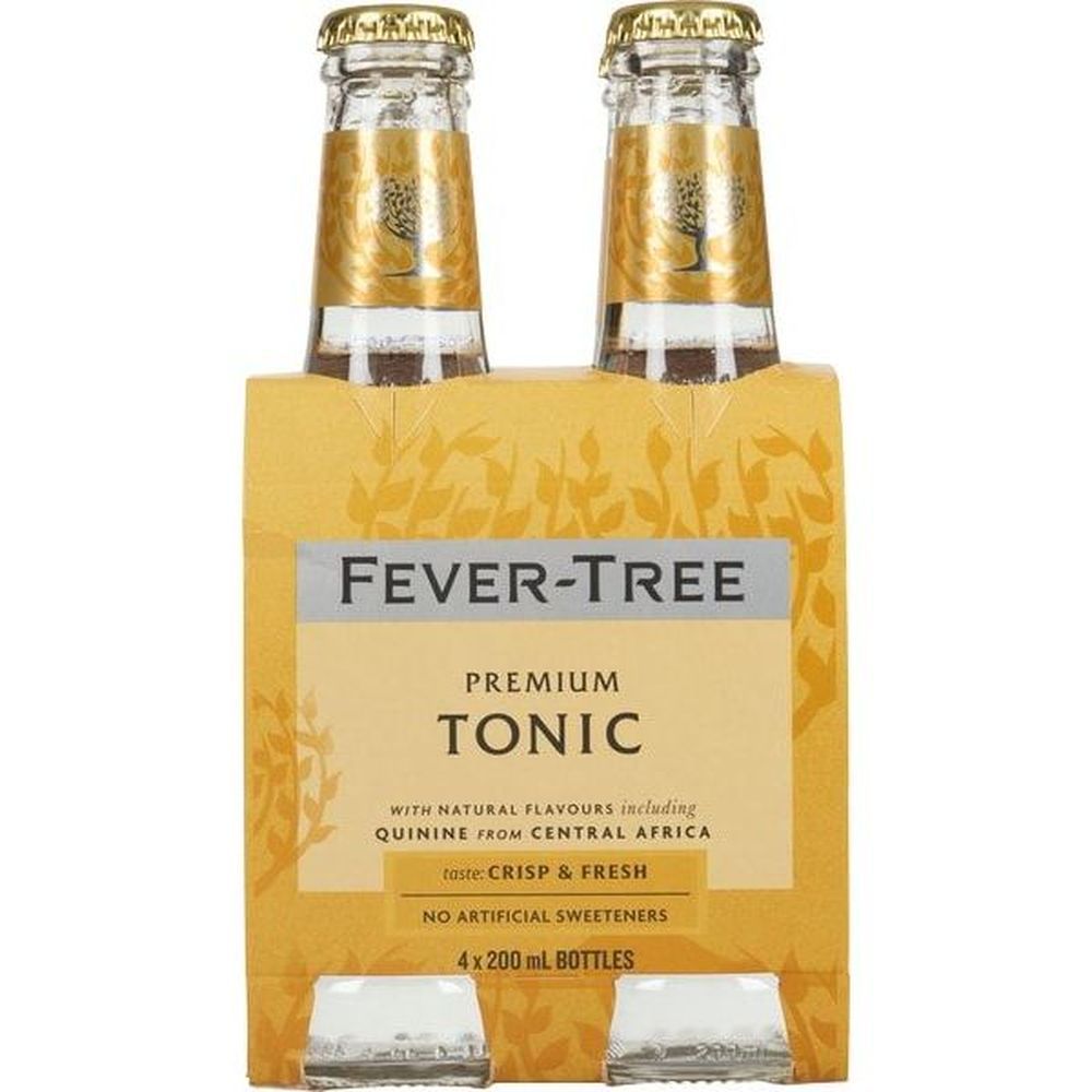 Fever-tree 200 Ml Premium Tonic Water, 4 Count -- 6 Per Case