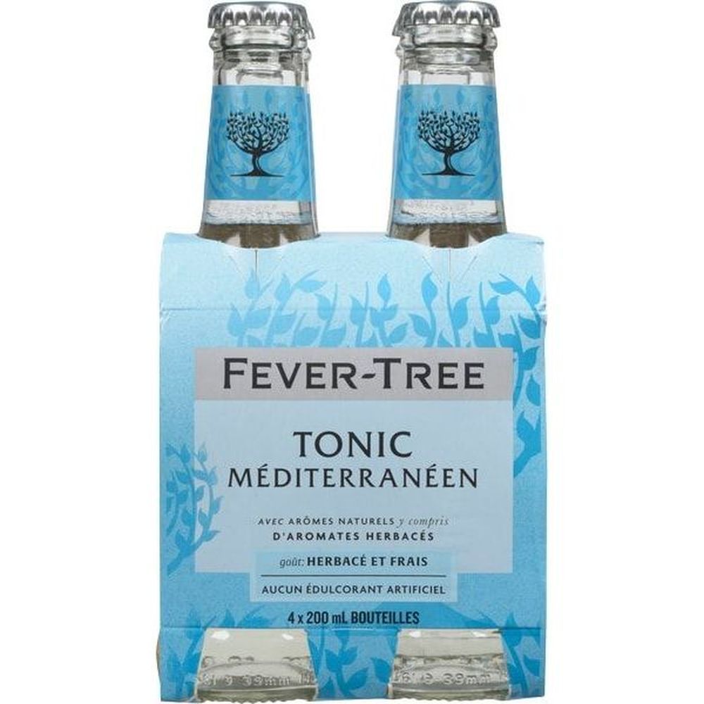 Fever-tree 200 Ml Mediterranean Tonic Water, 4 Count -- 6 Per Case