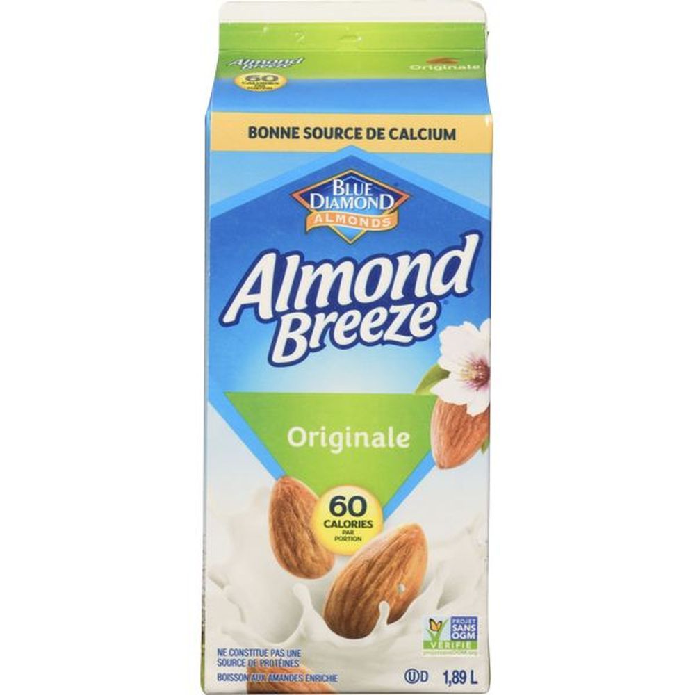 Blue Diamond Almond Breeze Fortified Original Almond Beverage, 1.89 L