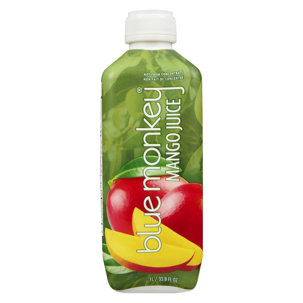 Blue Monkey Mango Sparkling Juice Drink, 1 L
