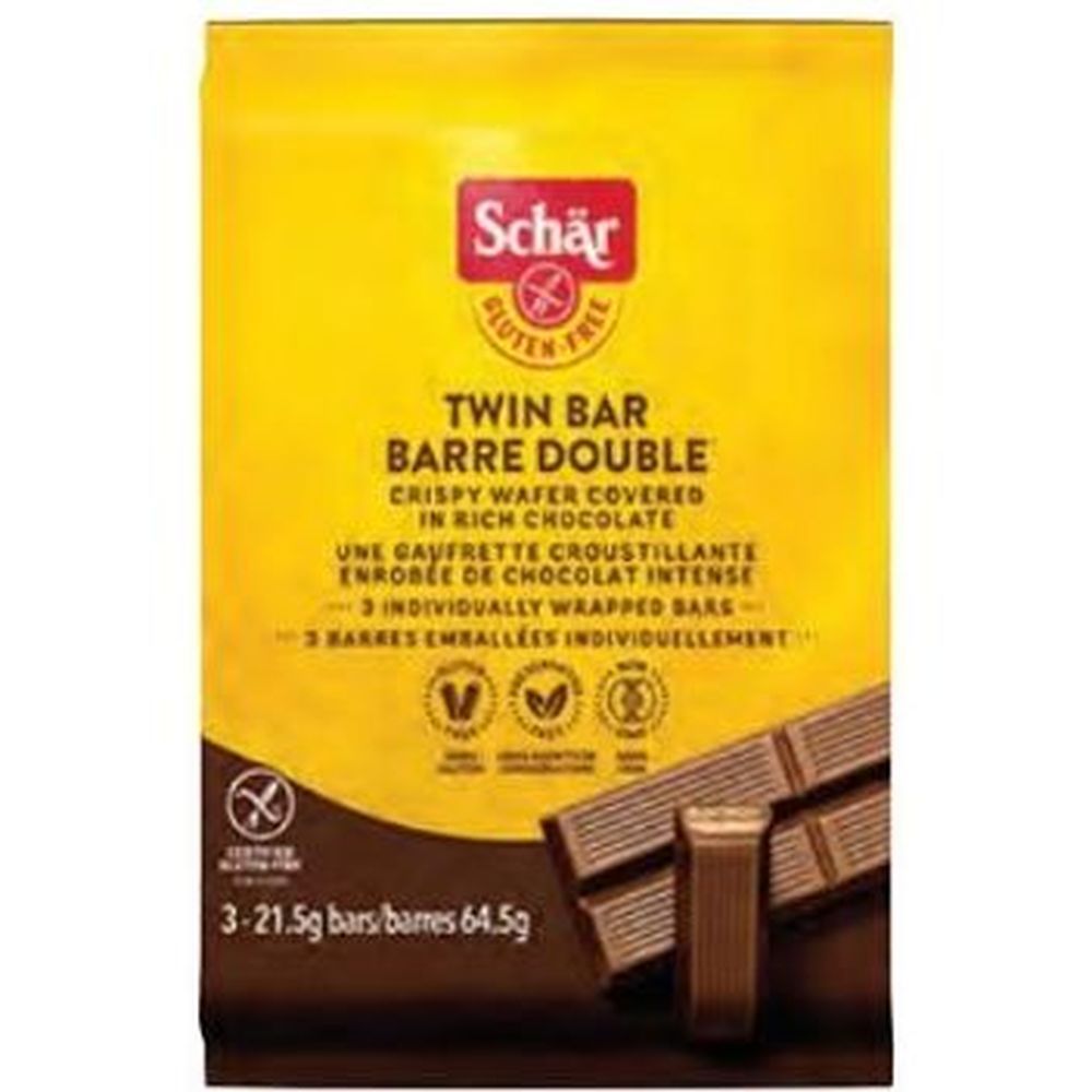 Schar Gluten-free Crispy Wafer Twin Bar, 2.3 Oz -- 14 Per Case