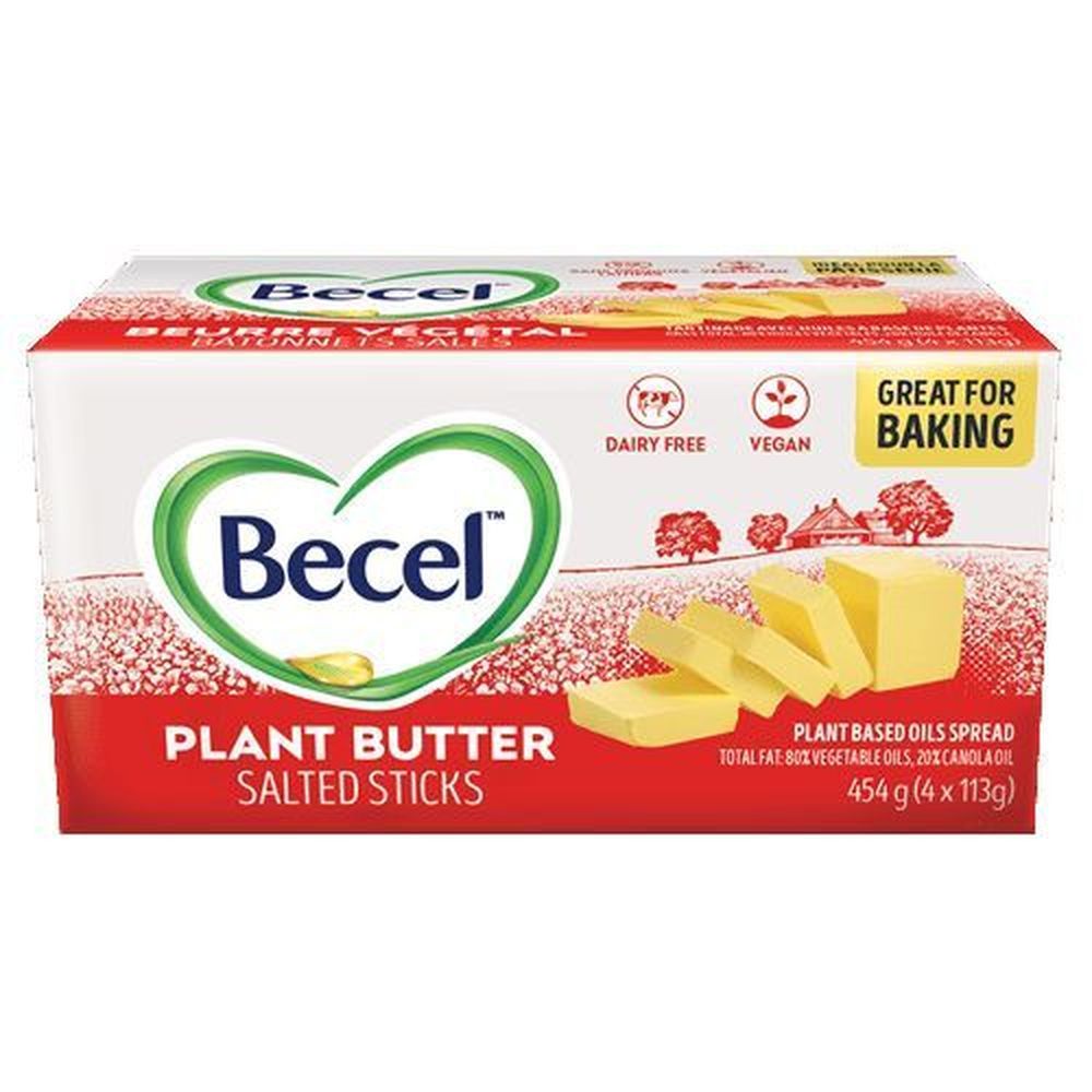 Becel Dairy Free Salted Plant Butter Stick, 454 G -- 20 Per Case