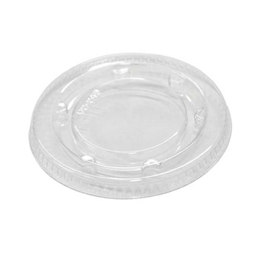 Clear PET Flat Lid for 2 oz Portion Cup
