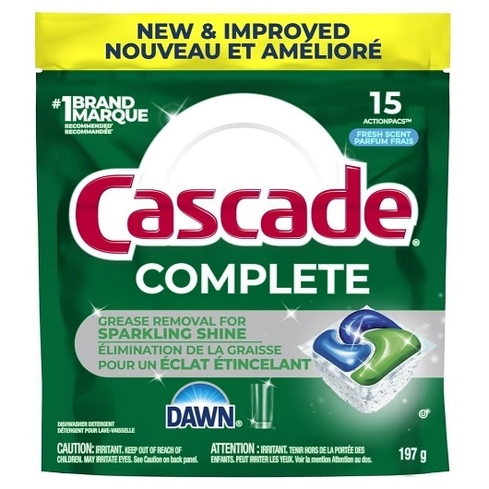 Complete Fresh Scent Dishwasher Detergent ActionPacs
