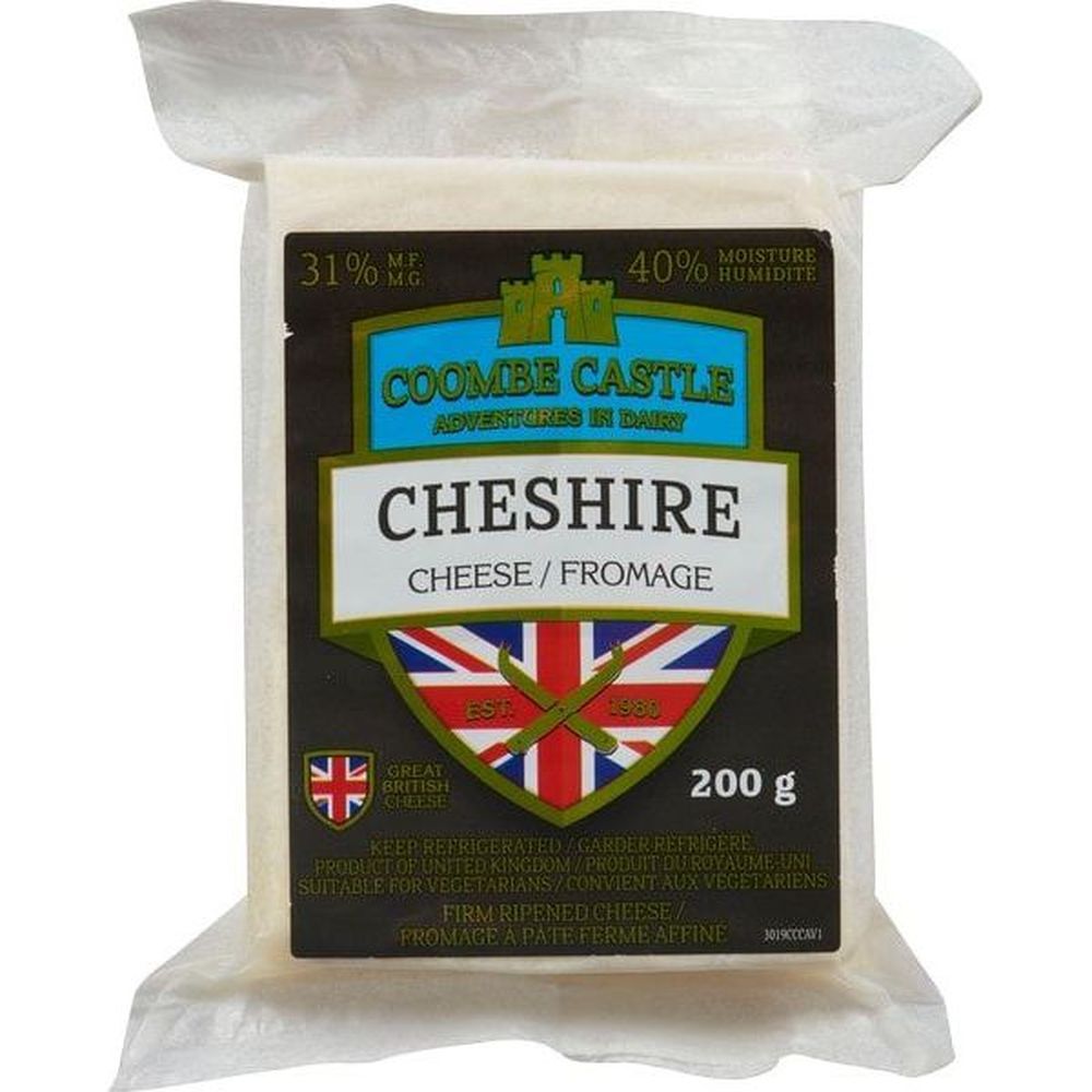Coombe Castle Cheshire Cheese Wedge, 200 G -- 12 Per Case