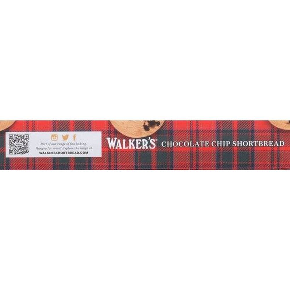 Walkers Chocolate Chip Shortbread, 125 G -- 12 Per Case