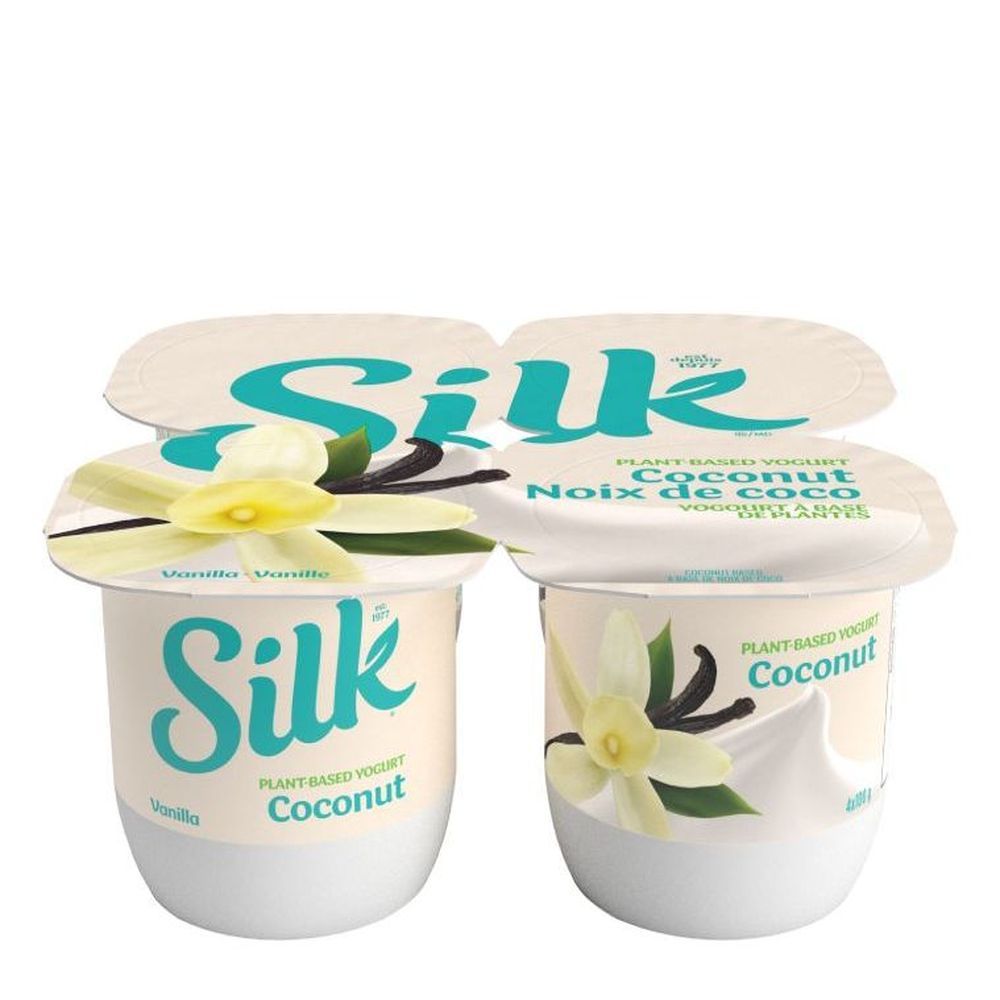 Silk Vanilla Plant Based Coconut Yogurt, 100 G -- 24 Per Case