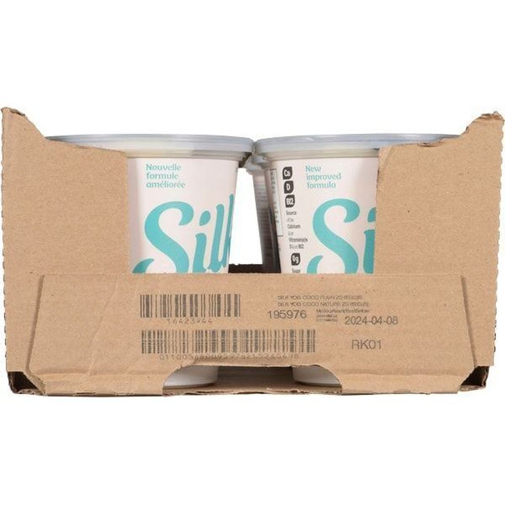 Silk Unsweetened Plain Plant Based Coconut Yogurt, 650 G -- 6 Per Case