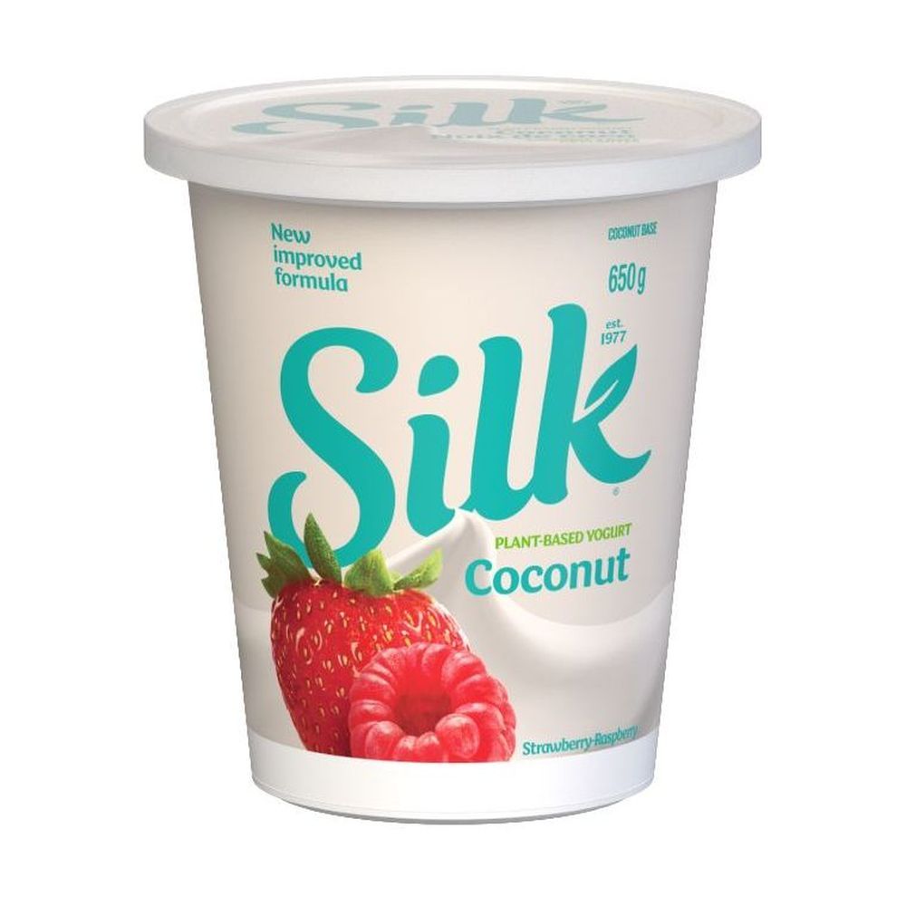 Silk Strawberry-raspberry Plant Based Coconut Yogurt, 650 G -- 6 Per Case