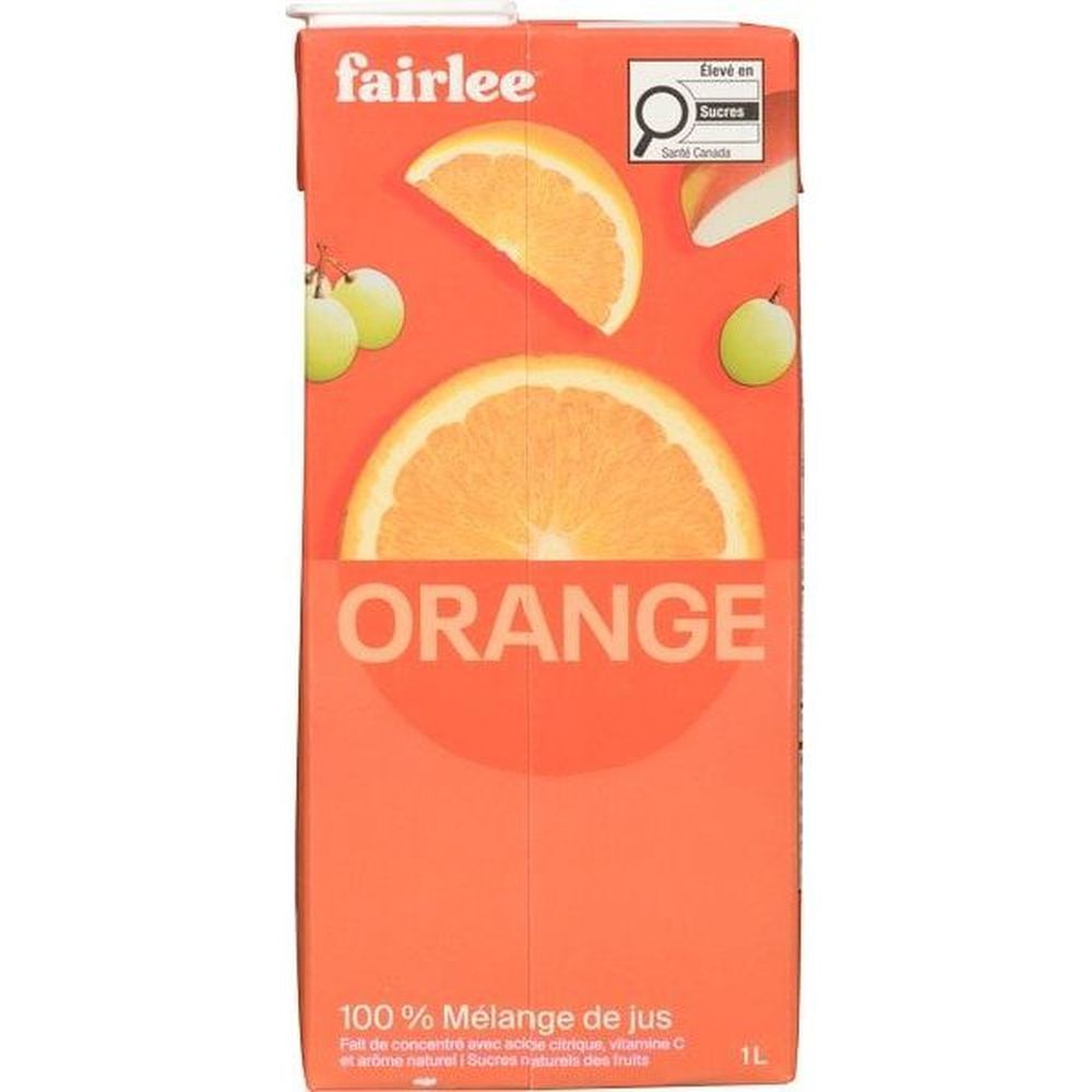 Fairlee Orange Juice Blend, 1 L -- 12 Per Case
