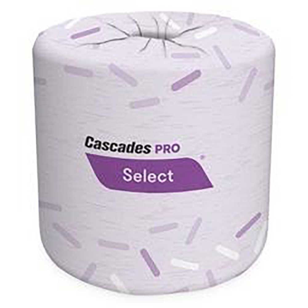 Cascades Pro Select White 2-ply Standard Bath Tissue, 420 Count -- 48 Per Case