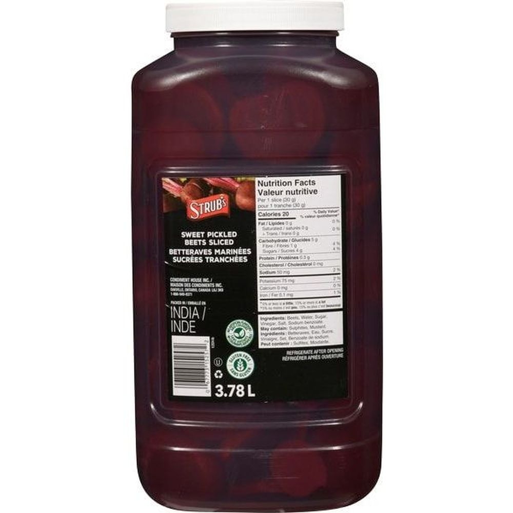 Sweet Pickled Sliced Beets