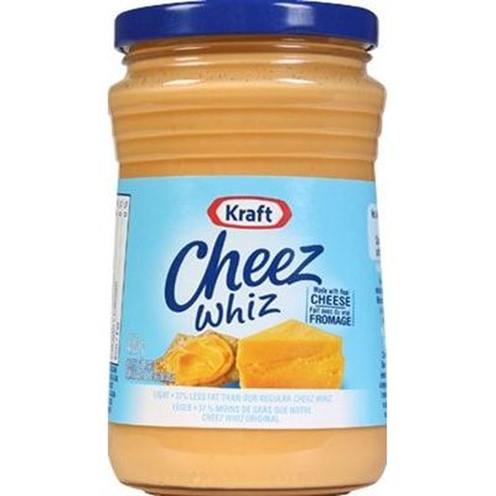 Cheez Whiz Light Processed Cheese Spread, 450 G -- 12 Per Case