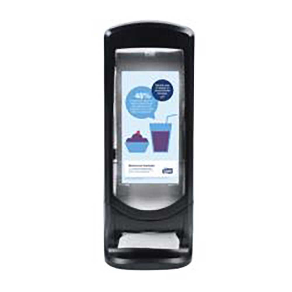 Tork Universal Black N4 Xpressnap Signature Stand Napkin Dispenser, 24.5 X 9.3 X 9.3 In