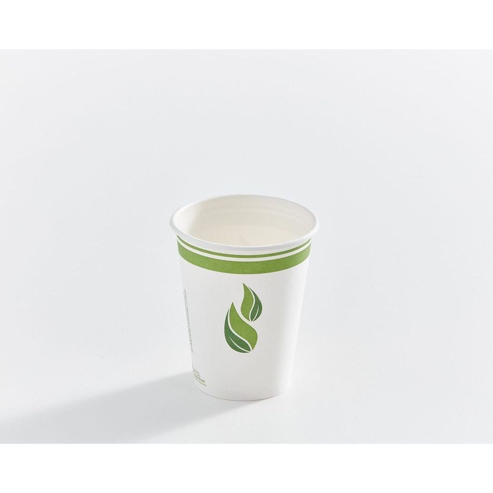 Eco Guardian Compostable Pla-lined Single Wall Paper Cup, 8 Oz Capacity -- 1000 Per Case