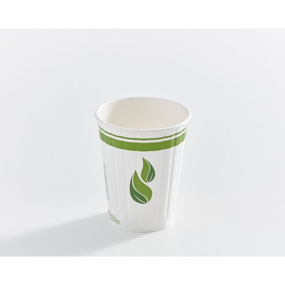 12 oz Compostable PLA-Lined Insulated Paper Cup