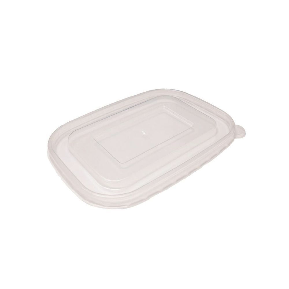 Eco Guardian Forest Collection Polypropylene Lid For 16-32 Oz Rectangular Recyclable Bamboo Bowls -- 300 Per Case