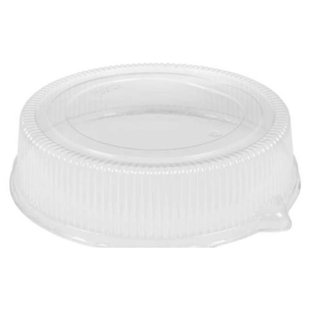 Caterware Clear PET High Dome Lid for 12 in Round Platter