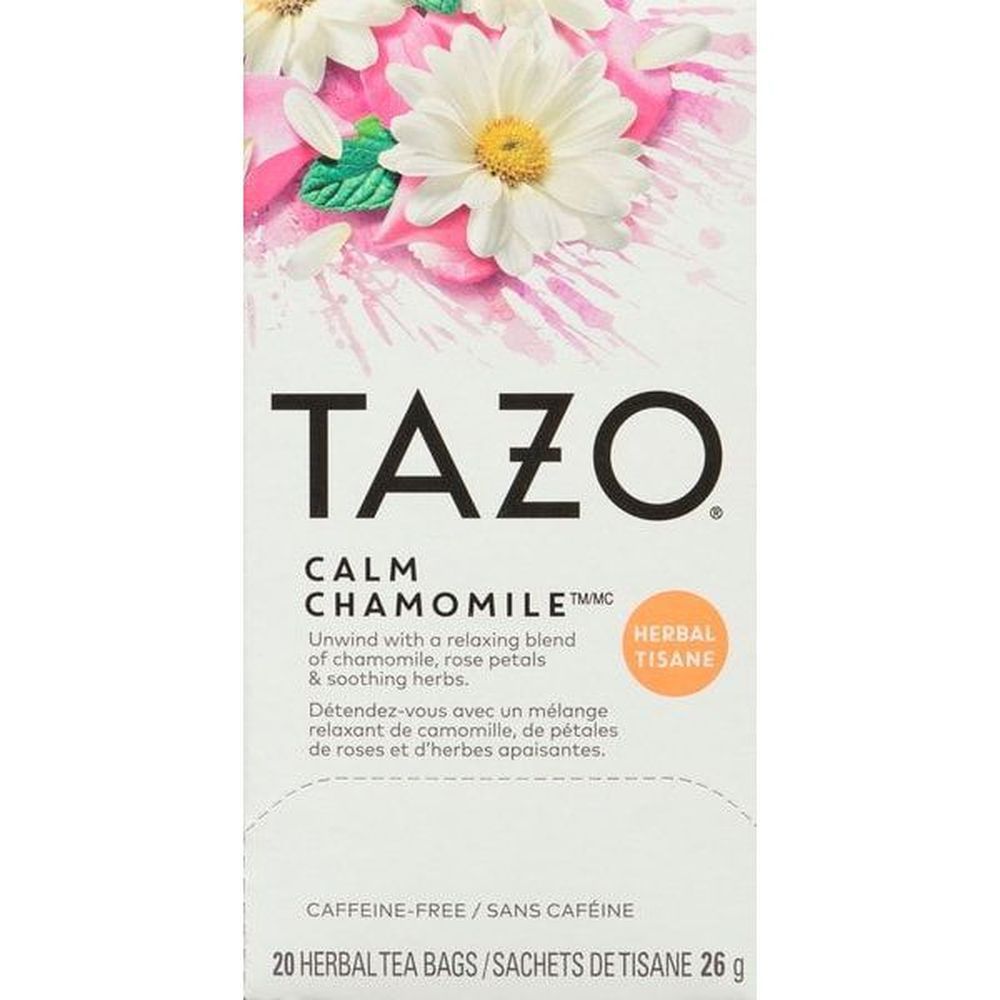 Tazo Calm Herbal Tea, 20 Tea Bags -- 6 Per Case