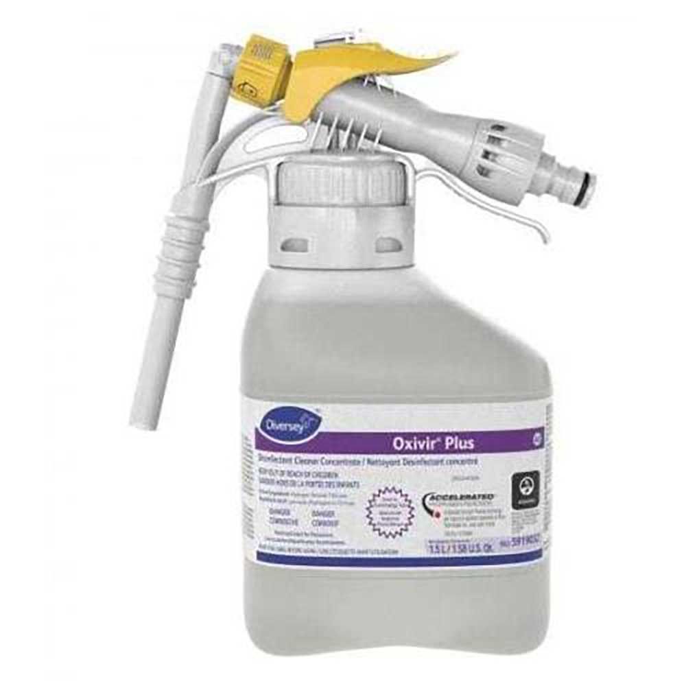 Diversey Oxivir Plus Disinfectant Cleaner, 1.5 L -- 2 Per Case