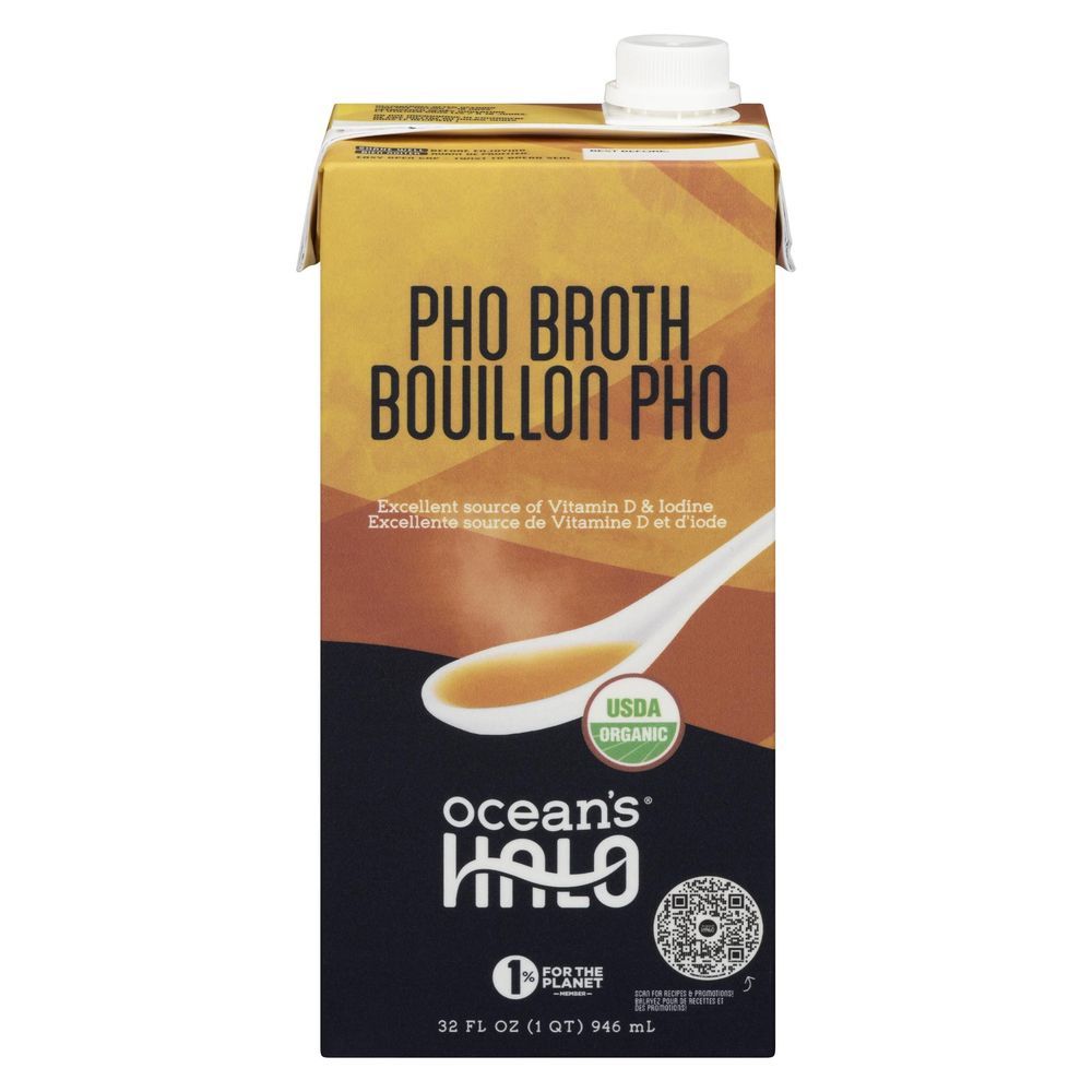 Ocean's Halo Organic Pho Broth, 946 Ml -- 6 Per Case