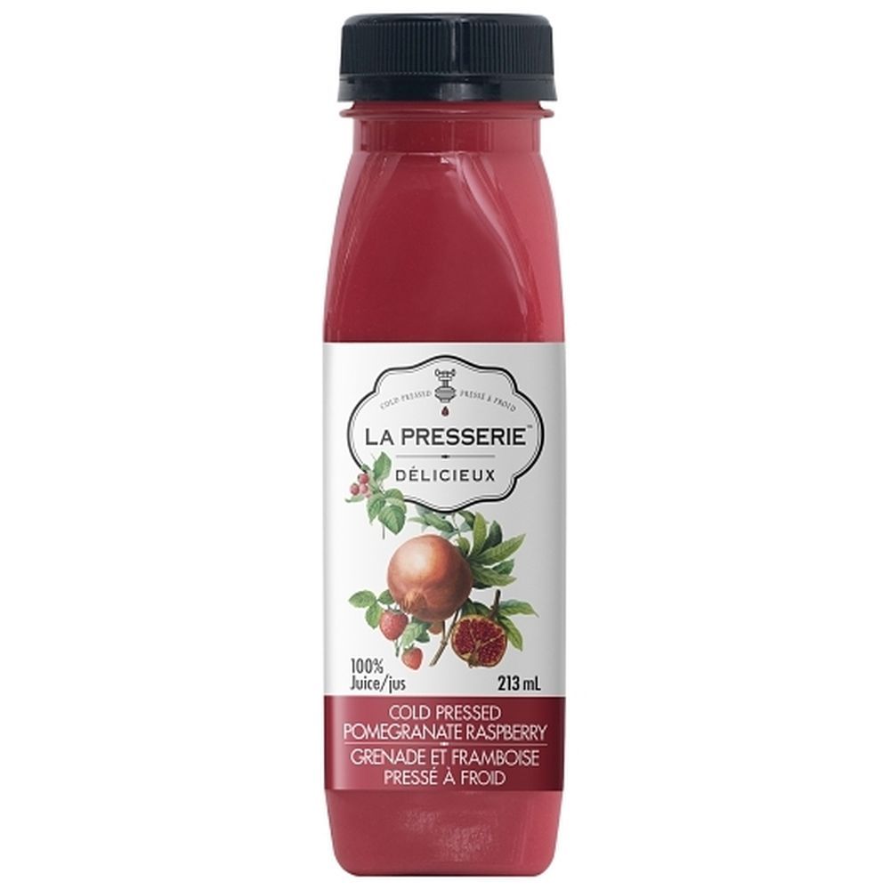 La Presserie Pomegranate Raspberry Juice, 213 Ml -- 6 Per Case