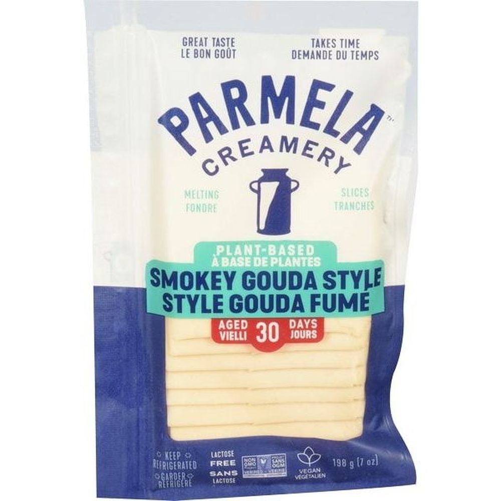 Plant Based Smoky Gouda Style Cheese Slice