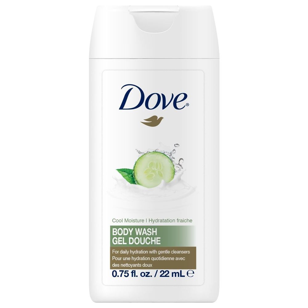 Dove Pro Cool Moisture Cucumber Body Wash, 22 Ml -- 192 Per Case