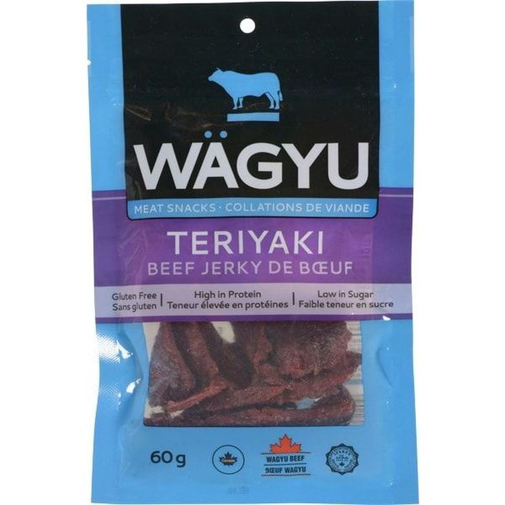 Riz Brands Teriyaki Wagyu Beef Jerky, 60 G -- 12 Per Case
