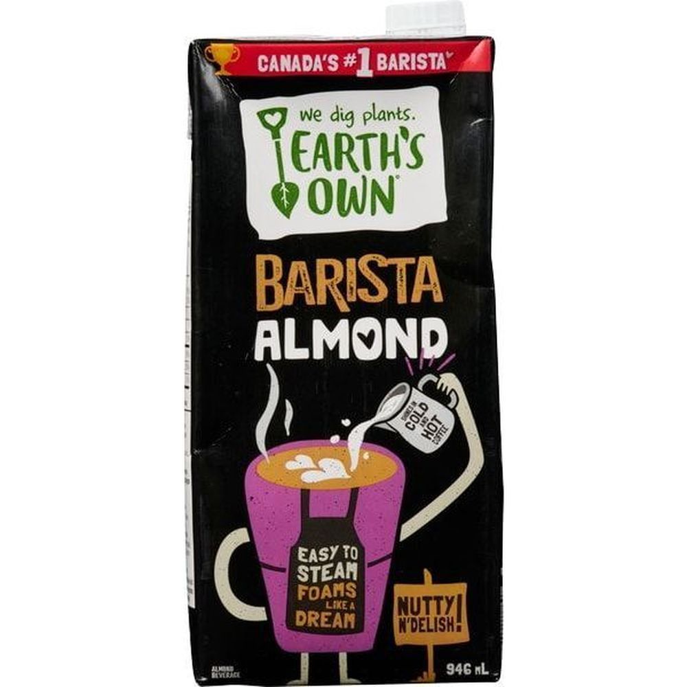 Earth's Own Barista Almond Beverage, 946 Ml -- 12 Per Case