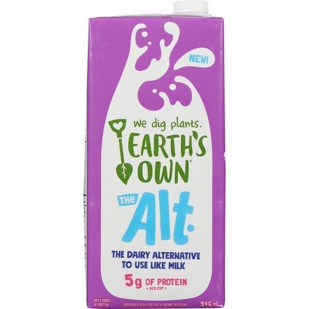 Earth's Own The Alt Gluten Free Oat And Coconut Beverage, 946 Ml -- 12 Per Case