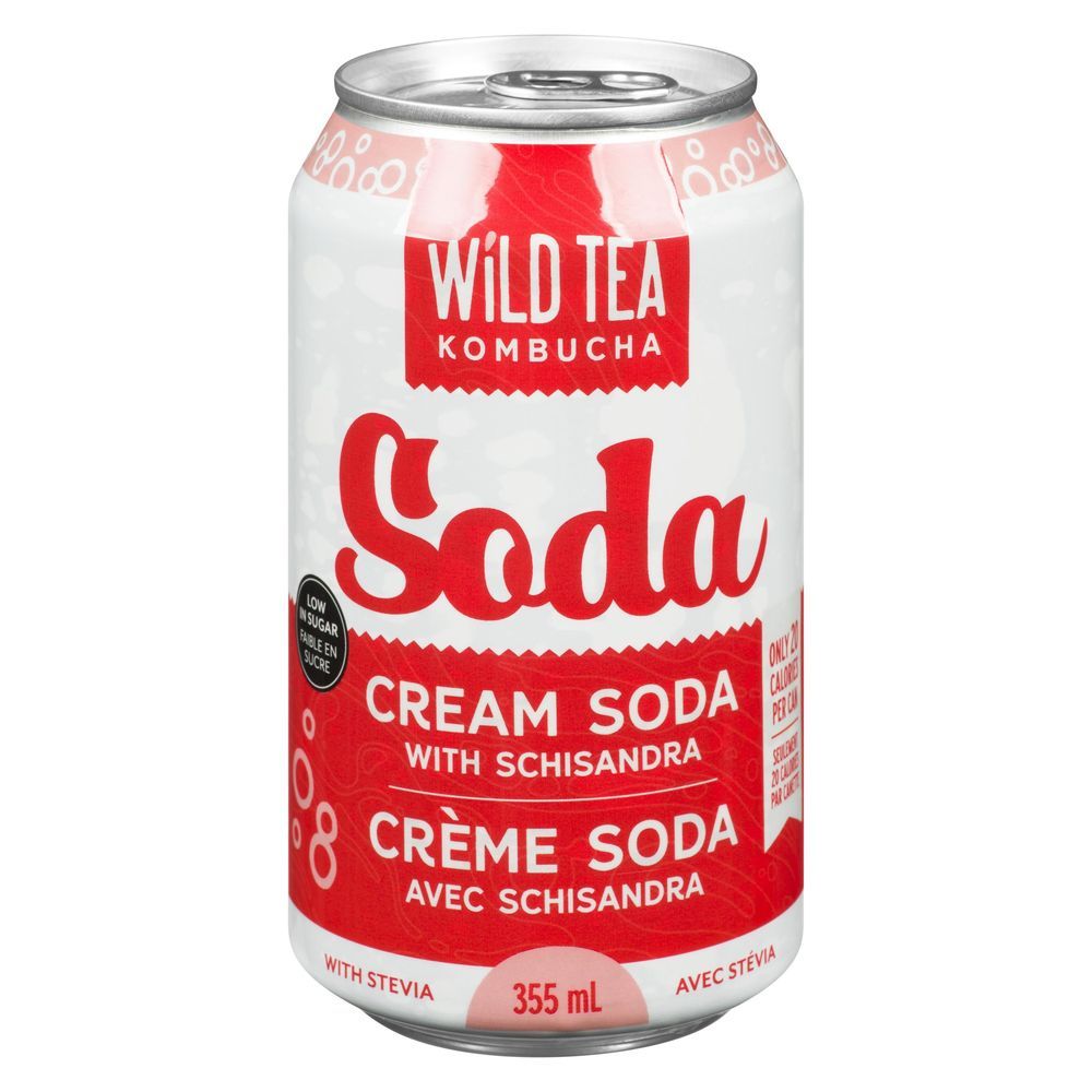Wild Tea Kombucha Cream Soda With Schisandra, 355 Ml