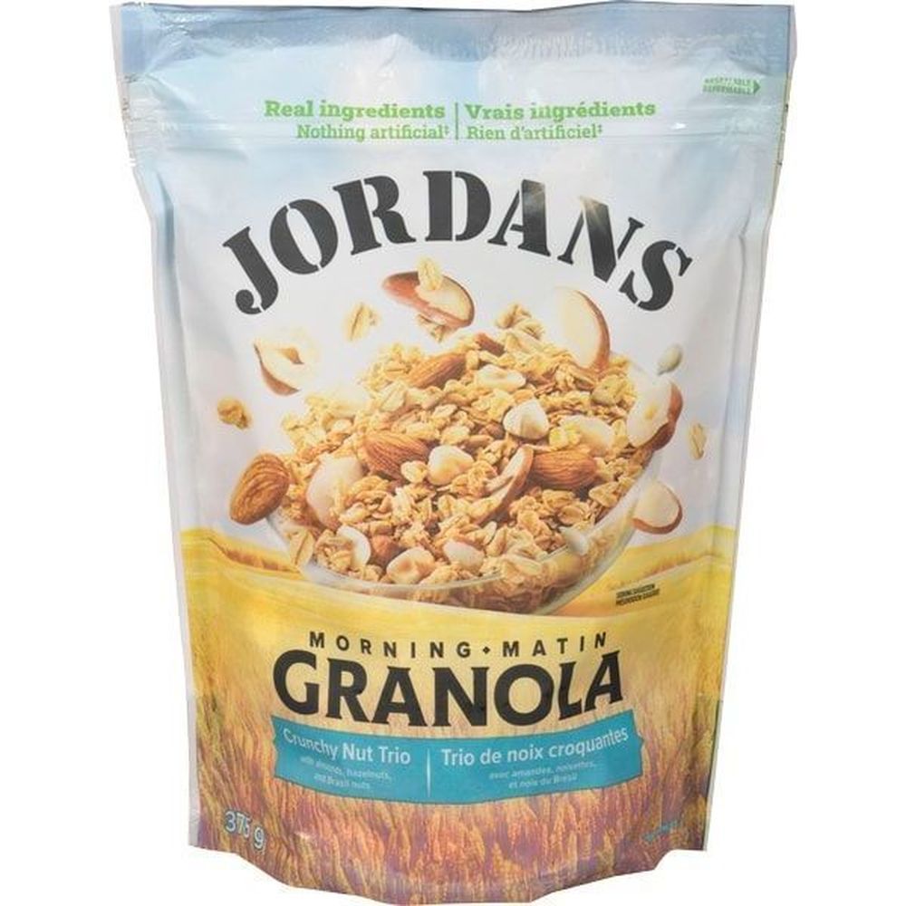 Jordans Morning Crunchy Nut Trio Granola, 375 G -- 4 Per Case